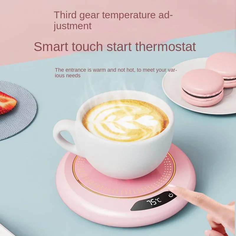 

New Heating Coaster, Intelligent and Creative Household Three-speed Adjustable Heating, 55-degree Constant Temperature Coaster