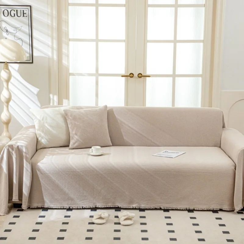 

Waterproof sofa cover cloth towel universal in all seasons French simple high-end sofa cover all-inclusive universal sofa towel