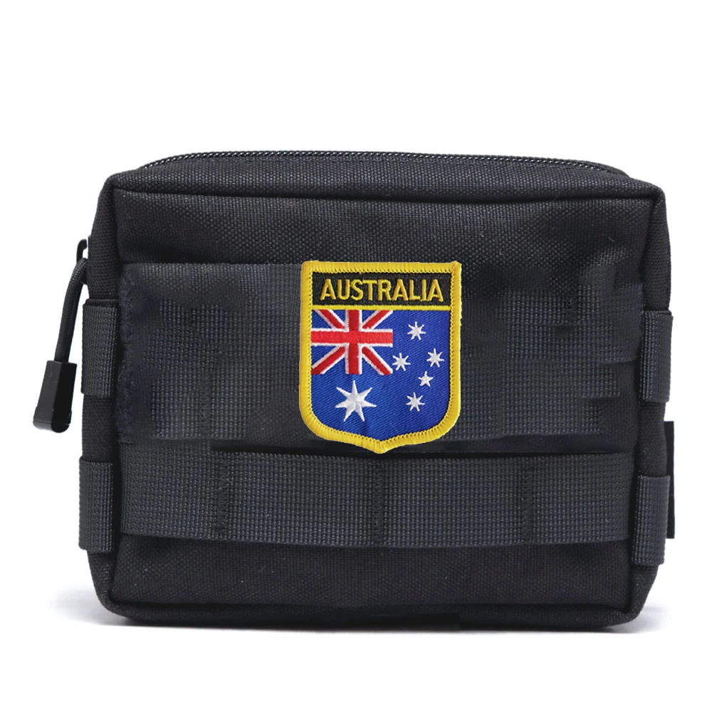 National Flag Shield Embroidery Patch Badge All Over the World 6*7cm  AUSTRALIA BELGIUM CANADA BRAZIL AUSTRIA CAMBODIA BELARUS