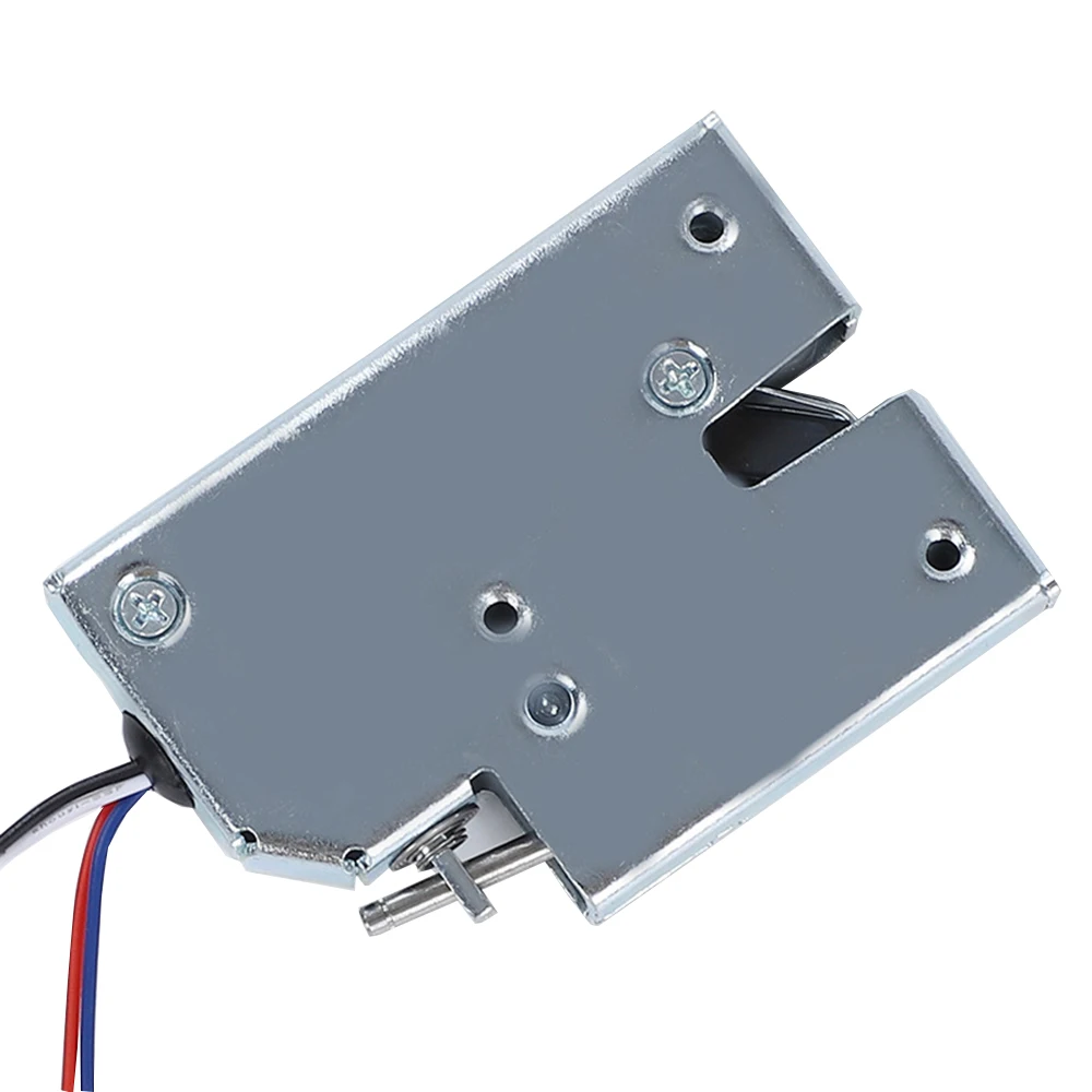 โซลินอยด์ไฟฟ้าขนาดเล็กล็อกล็อกประตูโลหะ12V แม่เหล็กไฟฟ้าสำหรับล็อกเกอร์อิเล็กทรอนิกส์ล็อคตู้อัจฉริยะ