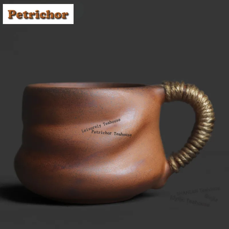 

Кружка для кофе 350 мл с узором под старинную глину, чашка для капучино и латте, кружка для послеобеденного чая, офисная кружка для воды, посуда для чая, декоративная утварь