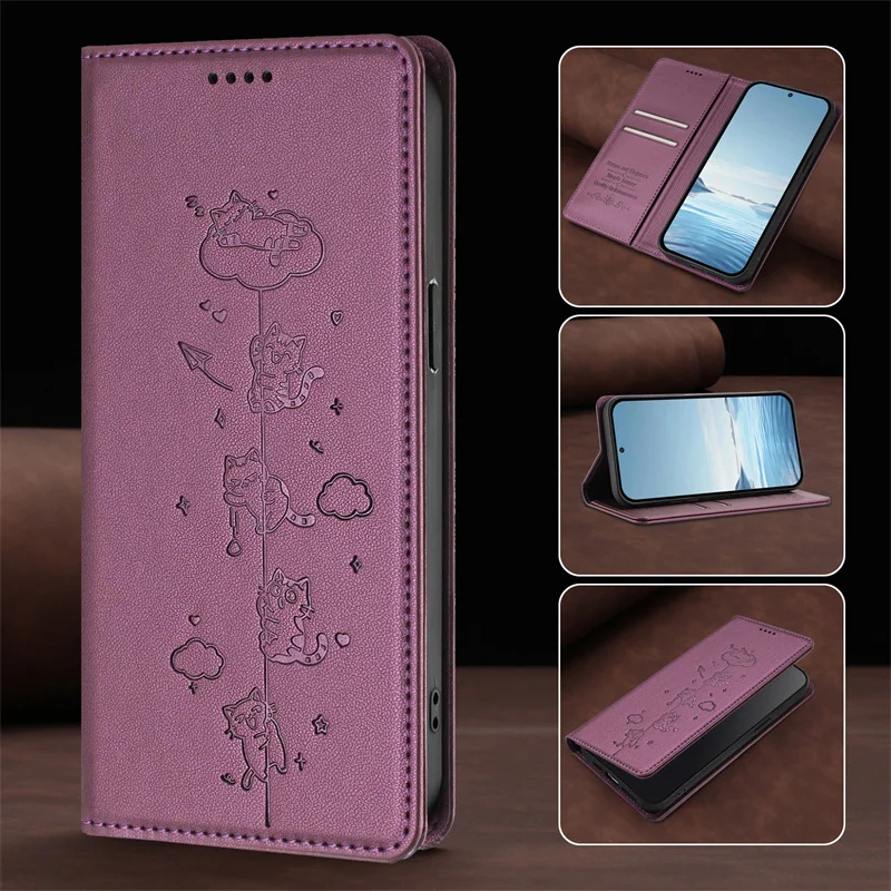 X8 Pro/X8Pro Max Magnetische Hülle für Xiaomi Poco X8 Pro Leder-Ständer-Brieftaschenhülle für Xiaomi Poco X8 Pro Max Fundas Rückseiten-Abdeckung