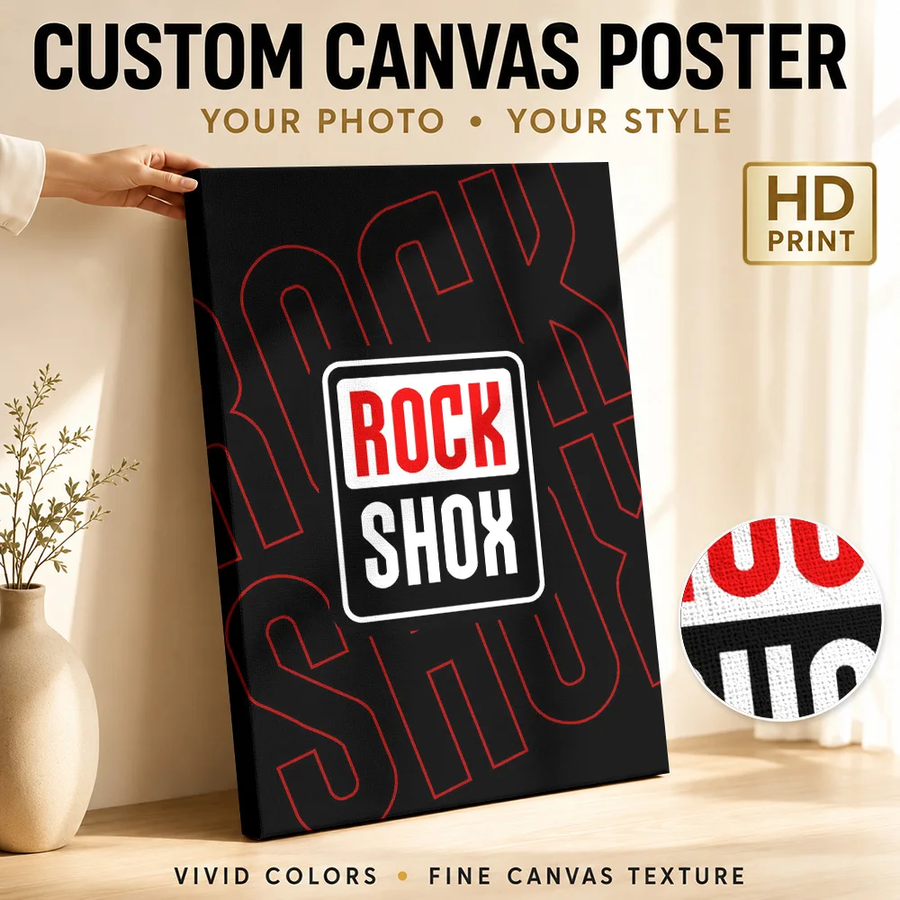 Rock Mtb Cycling Downhill Canvas Print Poster Customized Retro Music Wall Art for Bedroom Decor Collectible Ready to Hang Gift
