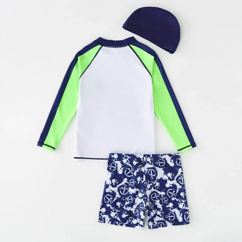 Kinder Badeanzug Jungen Langarm Kleinkind Baby Bade bekleidung upf50 UV-Schutz Kinder Badeanzug volle Abdeckung Sommer Strand kleidung