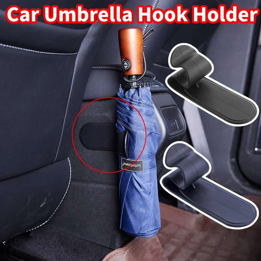 1/2Pc Multifunktionale Auto Regenschirm Halter Befestigungs Halterung Auto Stamm Verschluss Clip Haken Montage Halterung Innen Auto Zubehör