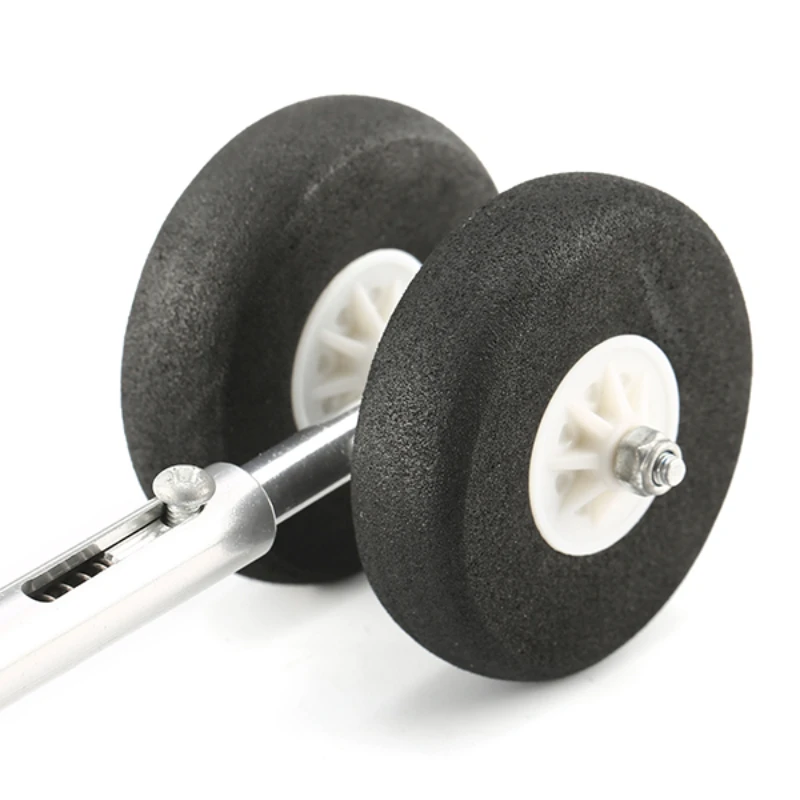 Ensemble de train d'atterrissage rétractable à deux roues, résistant aux chocs, pour avion RC 2KG