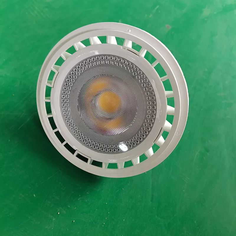 AR111 LED Spotlight Light Dimmable Lamp 10W 15W G53/GU10 Bulb COB ES111 LED AC110V 220V DC 12V Warm White Cold White