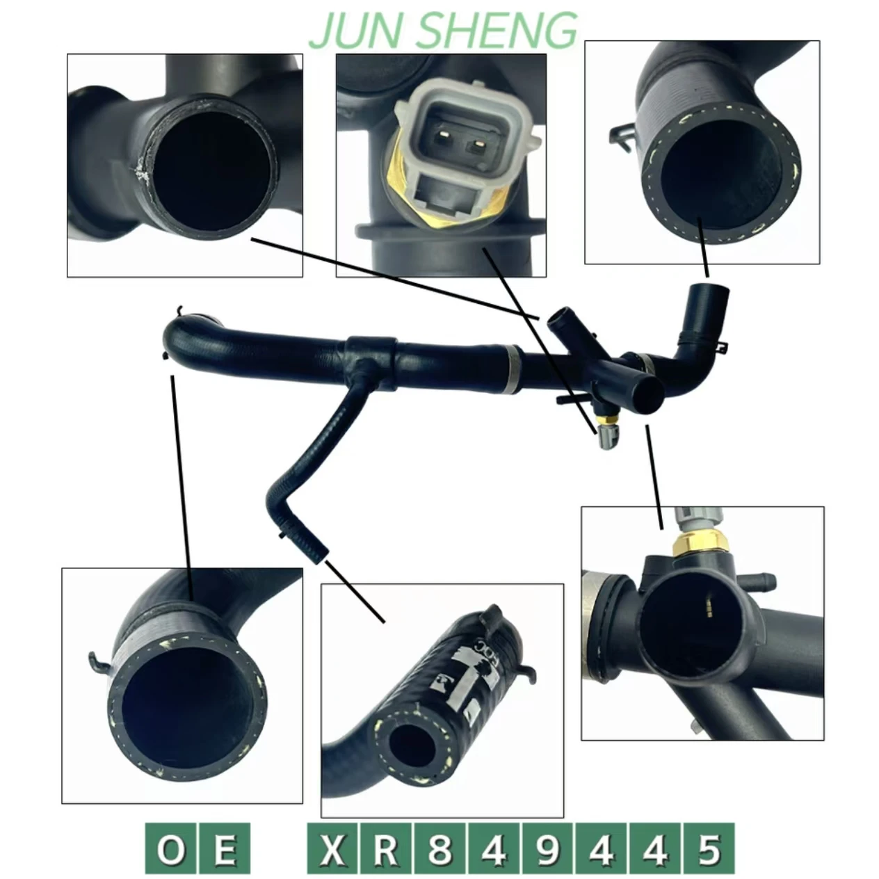 

Верхний шланг резервуара для воды радиатора двигателя для Jaguar XJ S-TYPE 2,5 3,0 XR849445