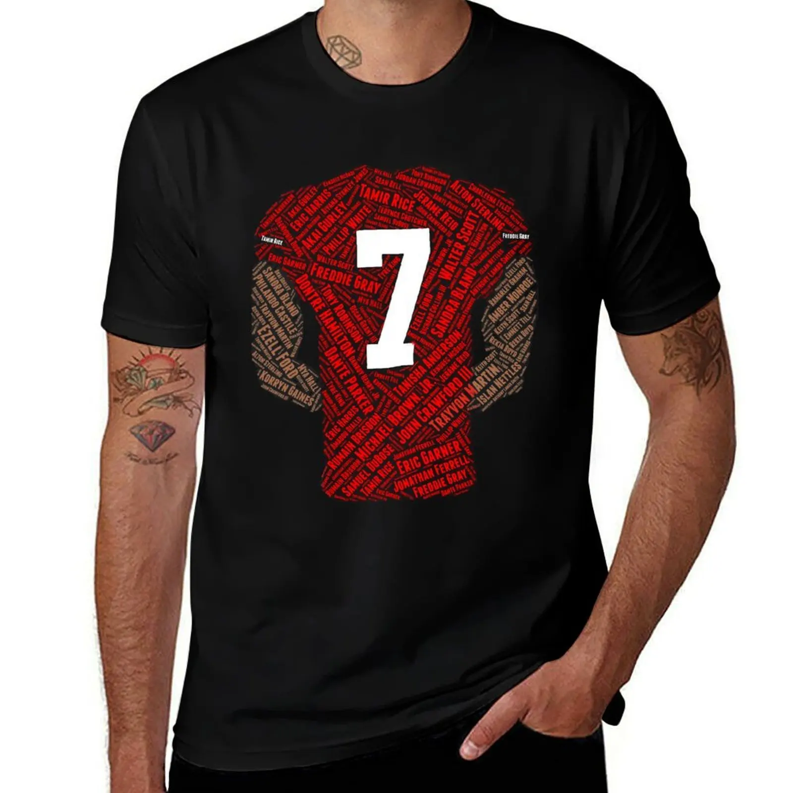 Colin Kaepernick: Carrying the Weight T-Shirt Stylish Graphic Short Sleeve Top T-Shirt