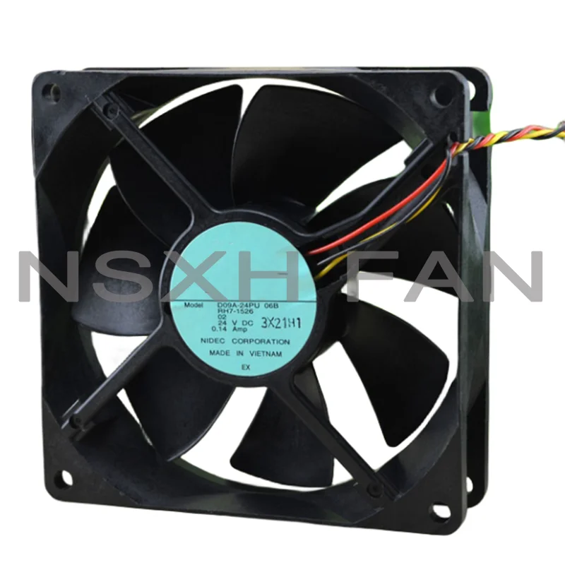 

D09A-24PU 06B RH7-1526 24V 0.14A 9CM 9025 INVERTER FAN