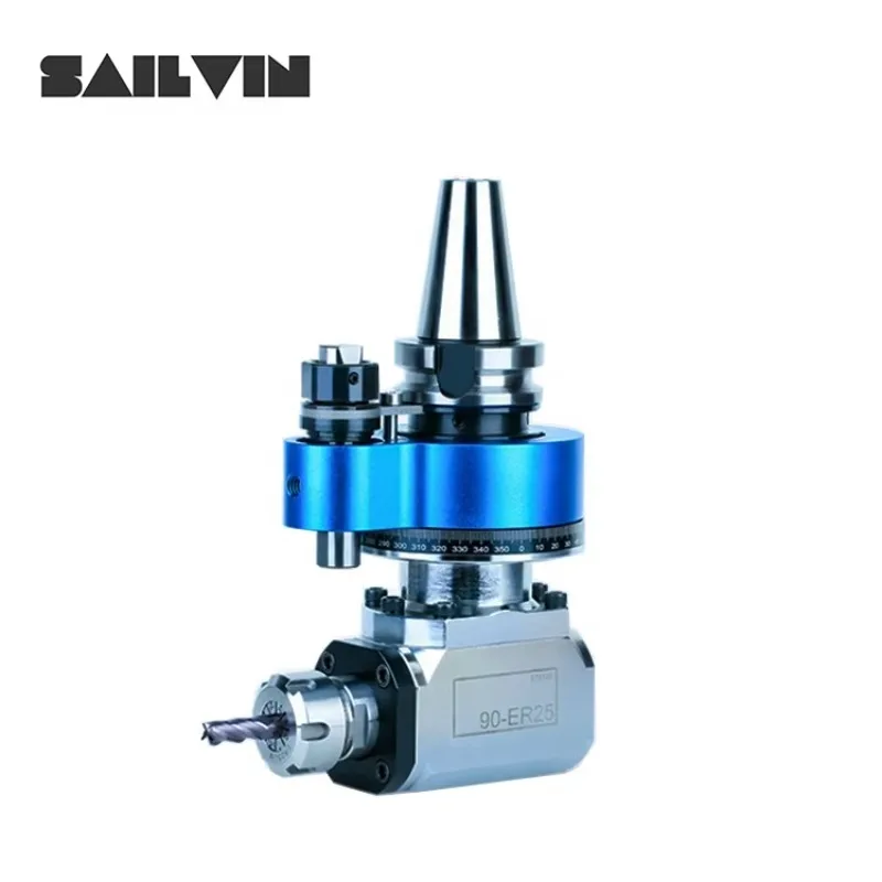CNC Right Angle Head CAT50 Angle Head 90 Degree ER25 ER32 CNC Milling Head