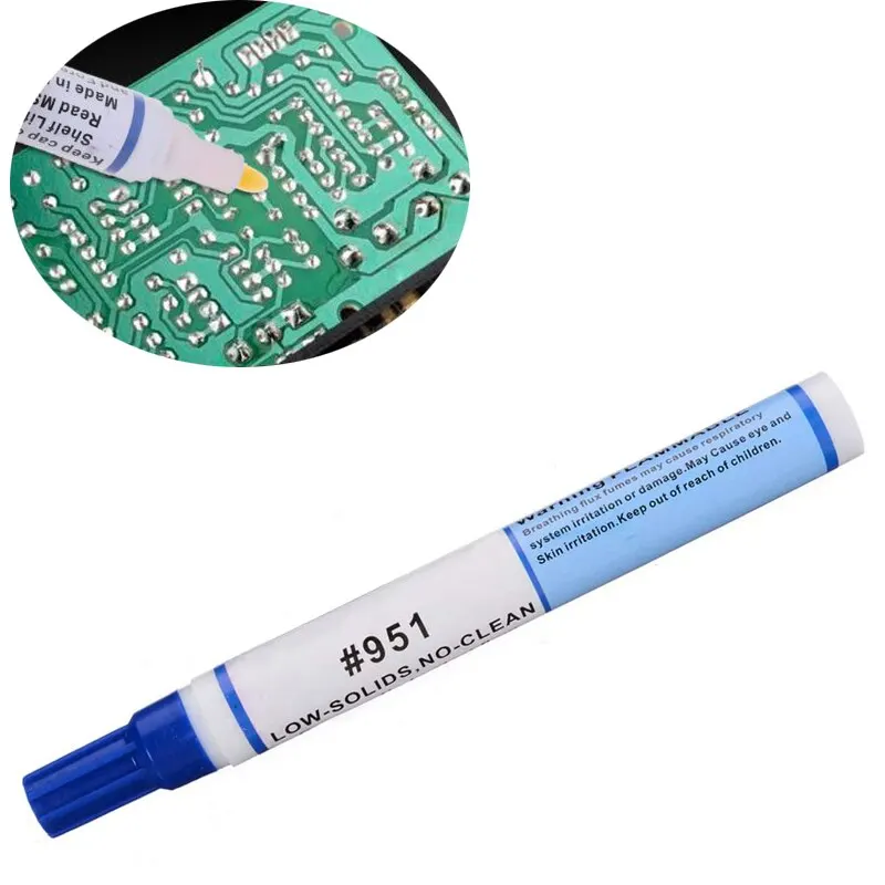 

951 10ml Soldering Rosin Flux Pen Low-Solid Non-clean DIY Kester Solder Power Cleaning-free Welding Pen