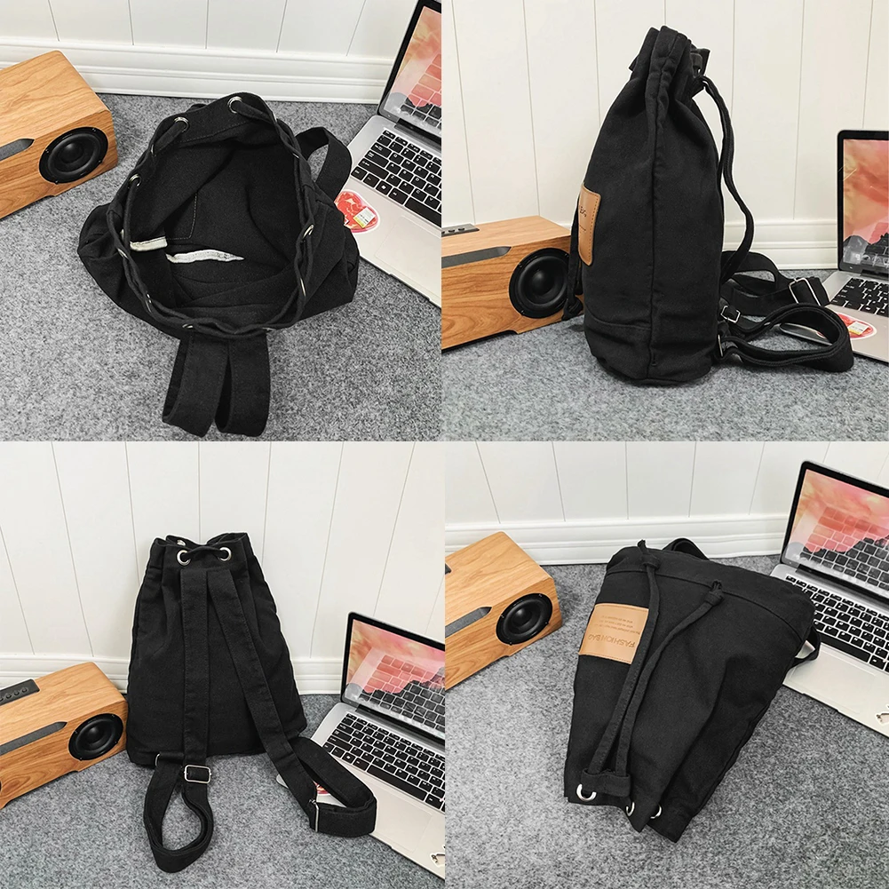 Vintage Canvas Backpacks Men Women Bags Travel Students Casual Hiking Travel Camping Backpack 2023 New Solid mochilas Canvas 가방