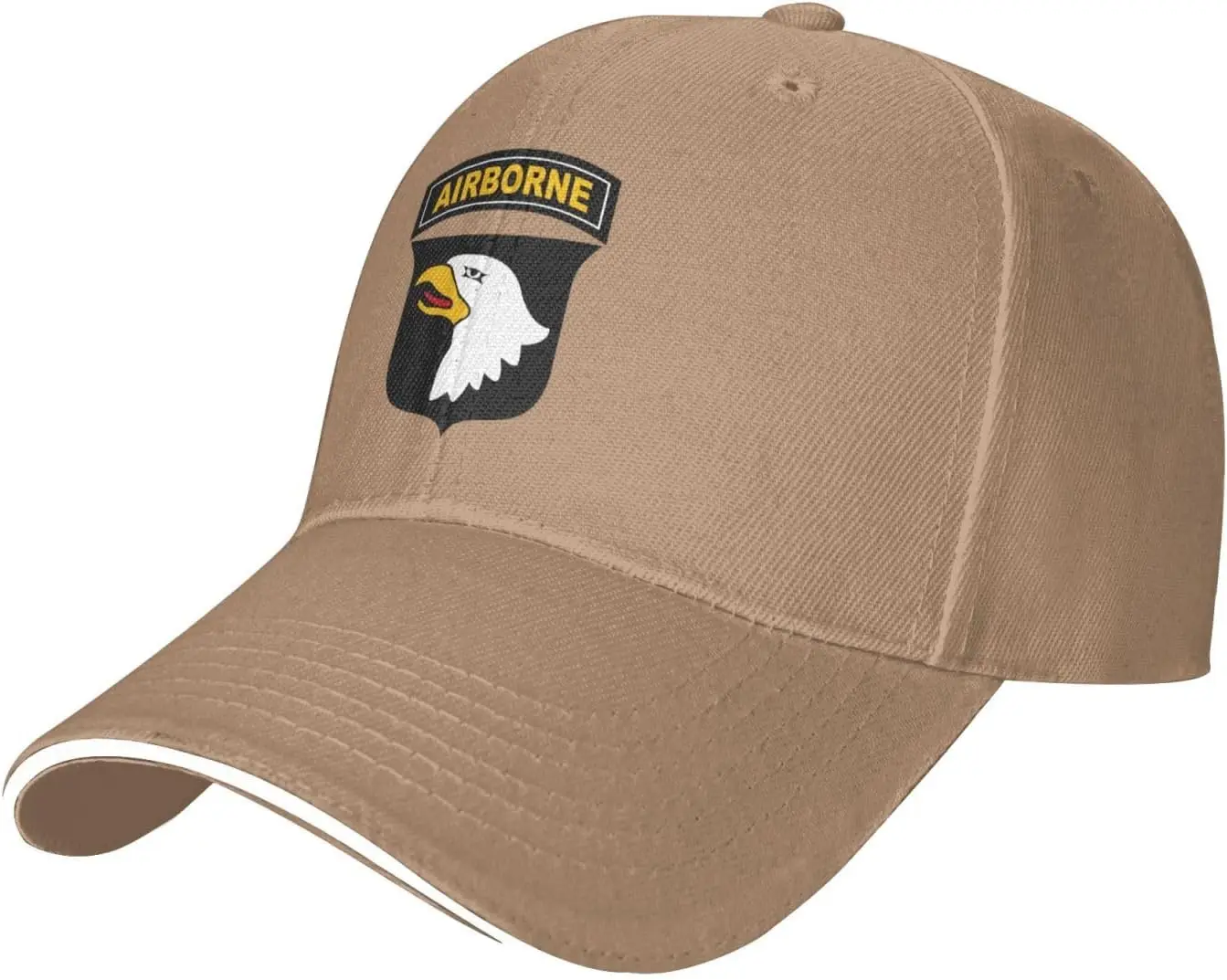 101st-Airborne-Division-Eagle-Patch-Baseball-Cap-Polyester-Casual-Sun-Protection-Adjustable-Hat-Adult