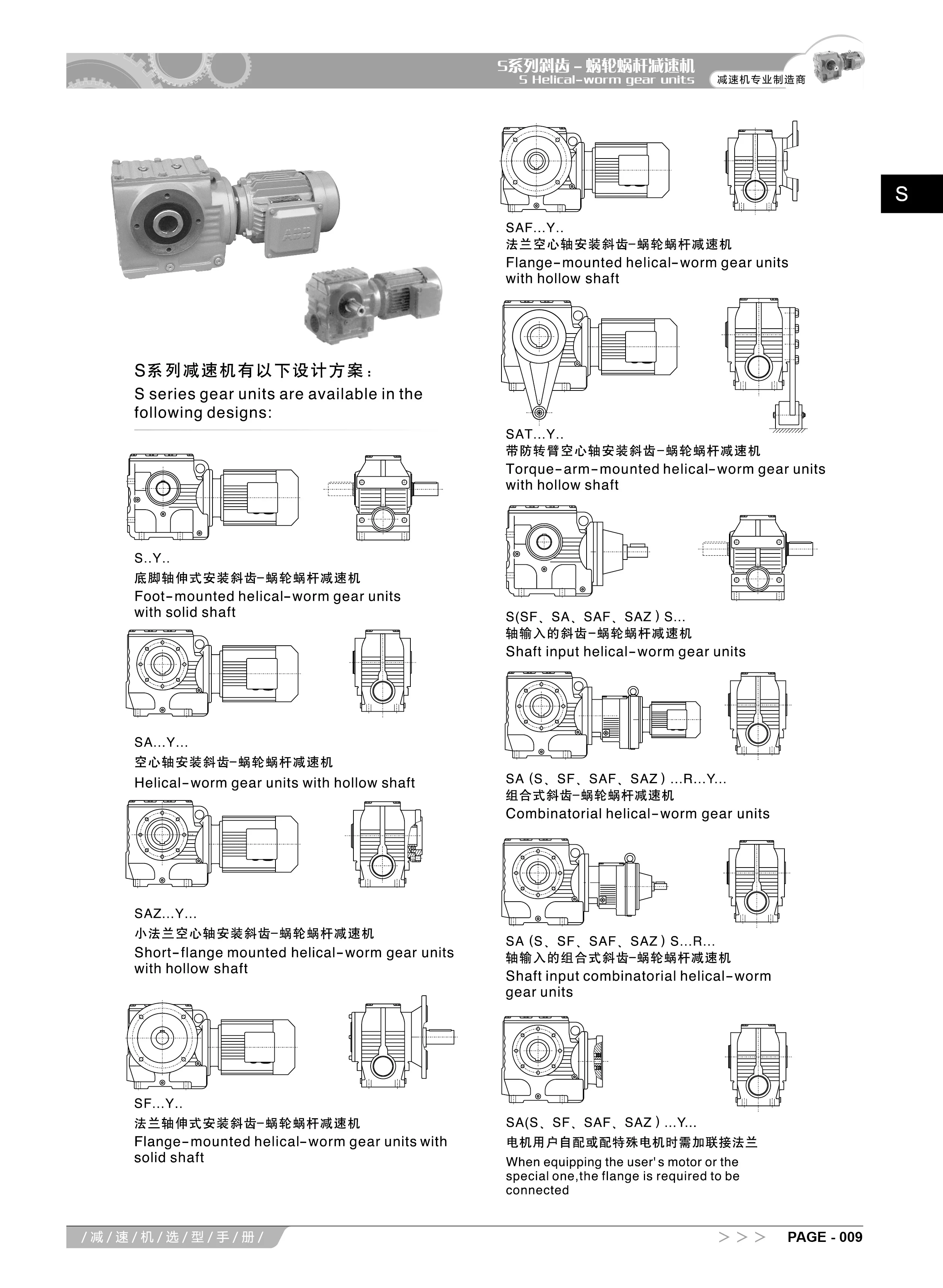 تخصيص سلسلة NBS صندوق تروس متغير السرعة ومخفض حلزوني للأسنان الصلبة للمحرك