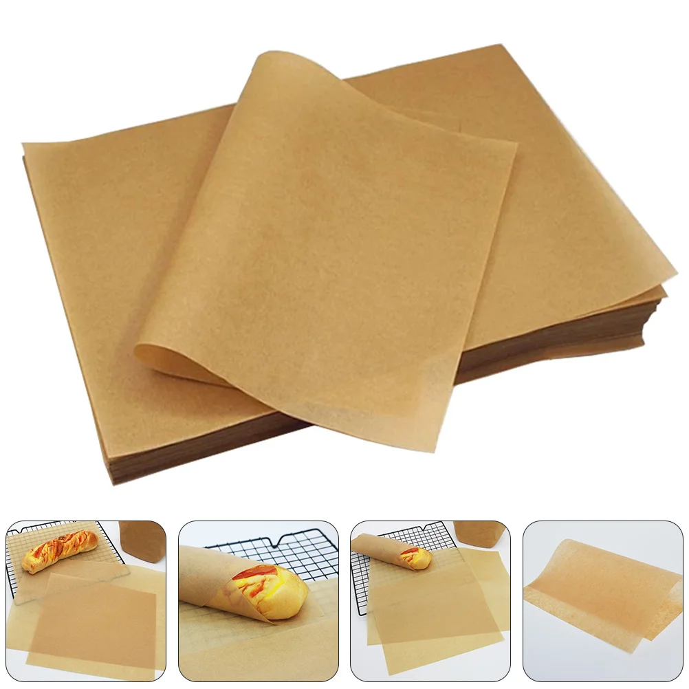 

100Pcs Non-Stick Baking Sheets Heat Resistant 230c Safe for Pastries Cakes Cookies Kitchen Baking Accessories Kitchen Supplies