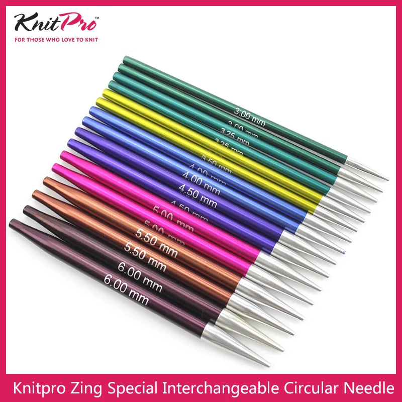 1 piece Knitpro Zing Special Interchangeable Circular Needle about 9.5cm