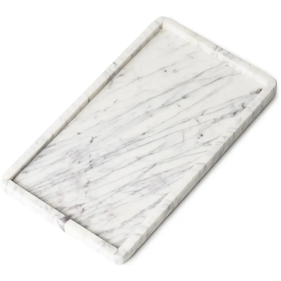 

Tray for Bathroom Countertop, Kitchen Counter, or Catchall 13 x 7 Large Vanity Tray for Skincare or Perfume Handcrafted Natural