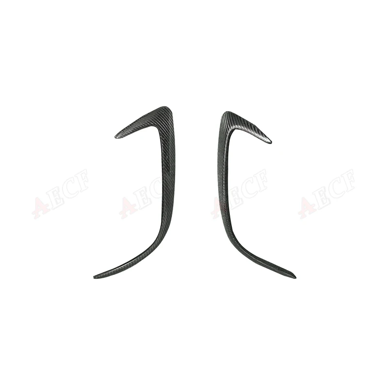 

For Mercedes Benz CLA Class W117 CLA45 Carbon Fiber Rear Bumper Splitter Side Fins Winglet Canard Air Vent Spoiler Body Kit