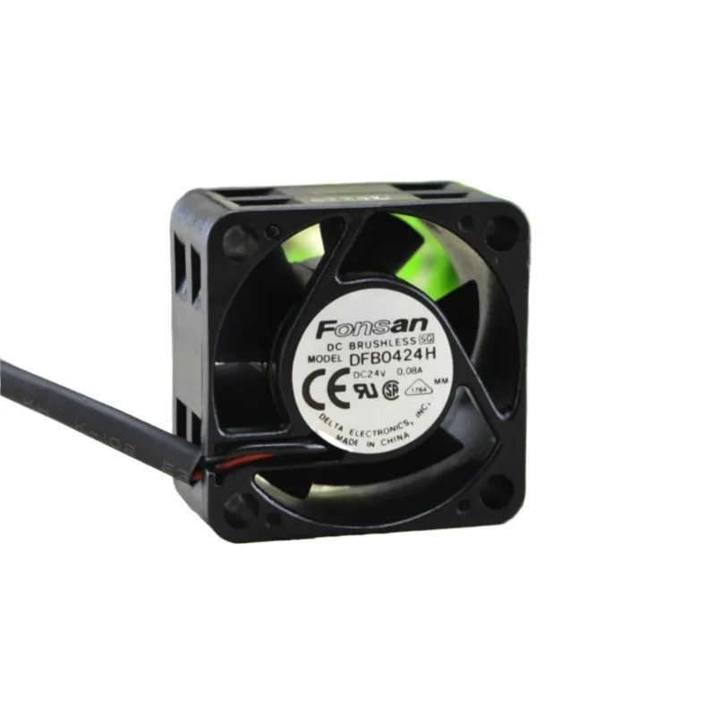 

40mm Fan for Delta DFB0424H 40mm 4CM 24V Cooling Fan, 0.08A High Airflow for Industrial & Frequency Converters