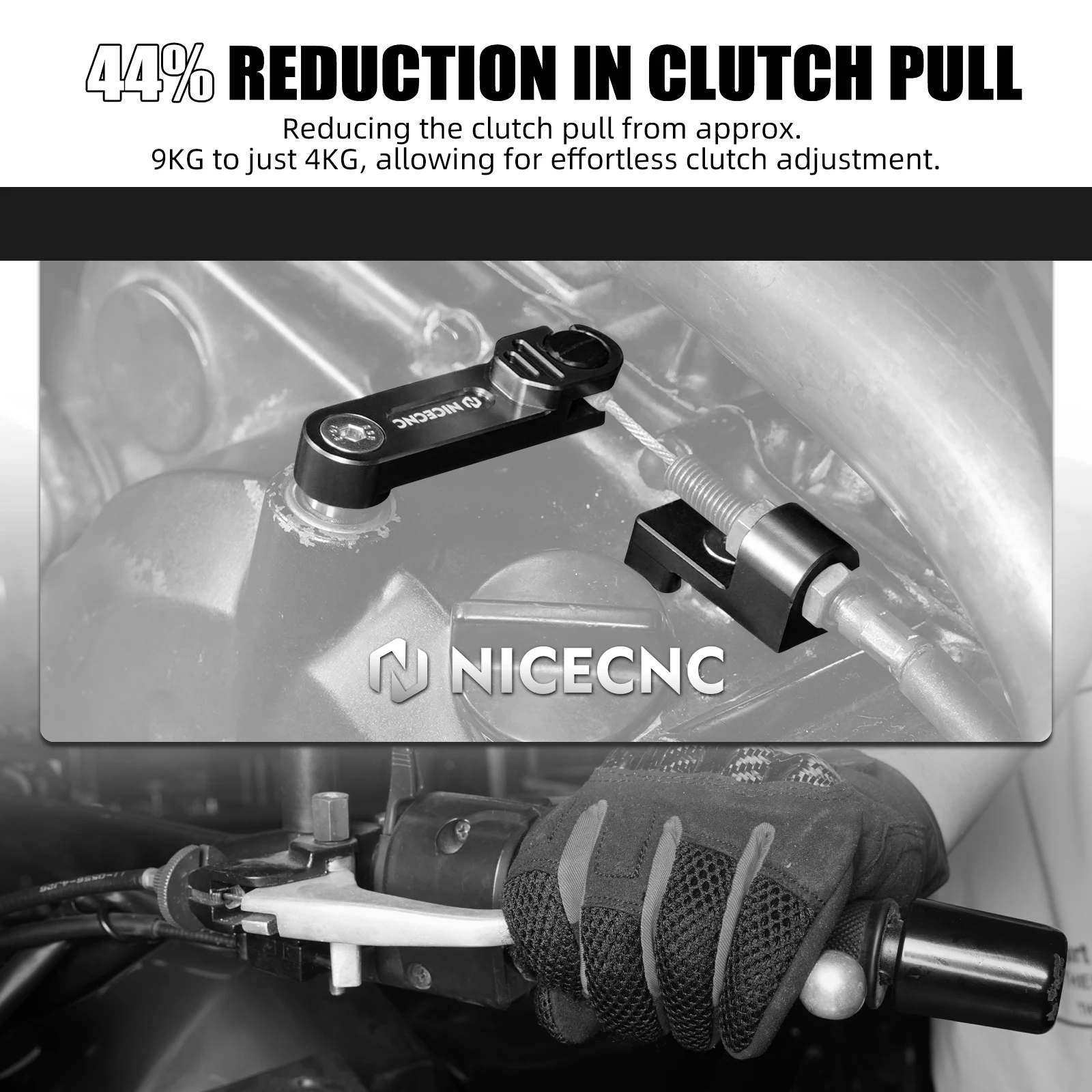 For Kawasaki KLR 650 2011-2018 Motorcycle One Finger Clutch Arm For Kawasaki KLR650 2018 2017 2016 2015 2014 2013 2012 2011