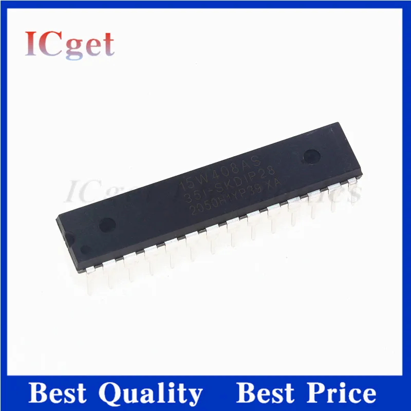 1pcs/5pcs STC15W408AS STC15W408 Microcomputer Microcontroller MCU SMD STC15W408AS-35I-SKDIP28 1T 8051 Single Chip IC