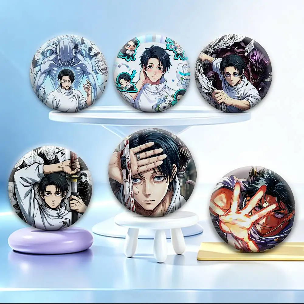 COOL Okkotsu Yuta J-Jujutsu K-Kaisen   Badges Creative Tinplate Button PinsBrooch Badge Clothes Backpack