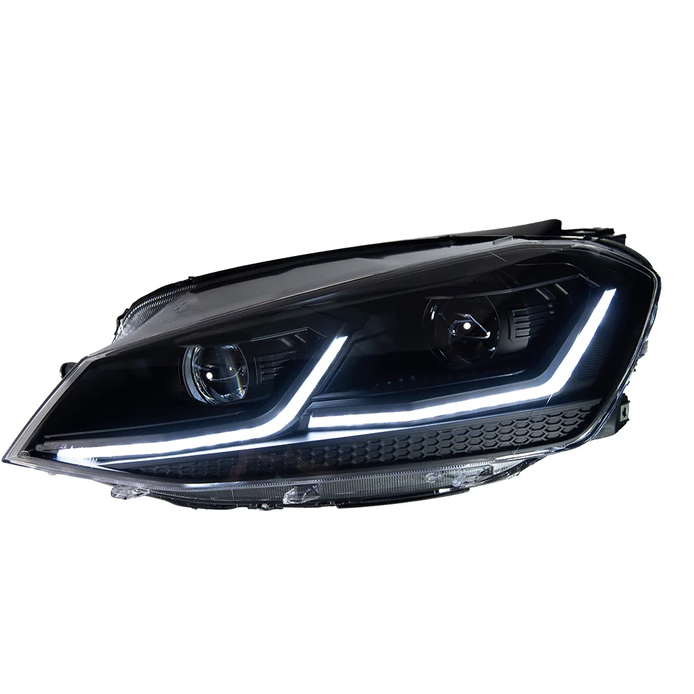 

KGKB LED Car Lamp for VW Golf 7 MK7 2013-2017 Headlight Assembly Upgrade Golf 7.5 High Configure Style Dynamic Lamp Accessories