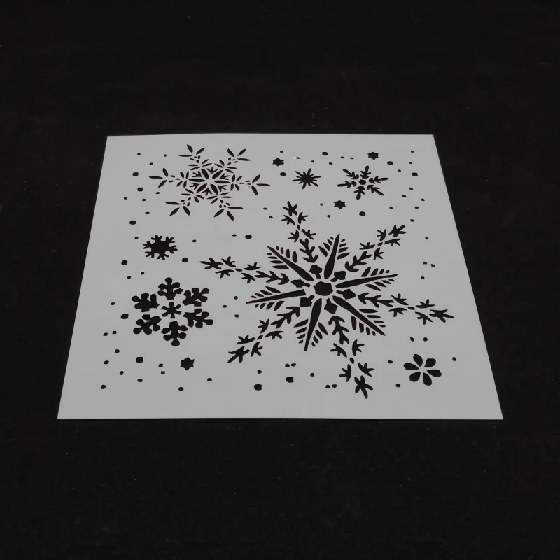 15cm Snowflake DIY Layering Stencils for scrapbook/photo album Painting Scrapbook Coloring Embossing Album Decorative Template