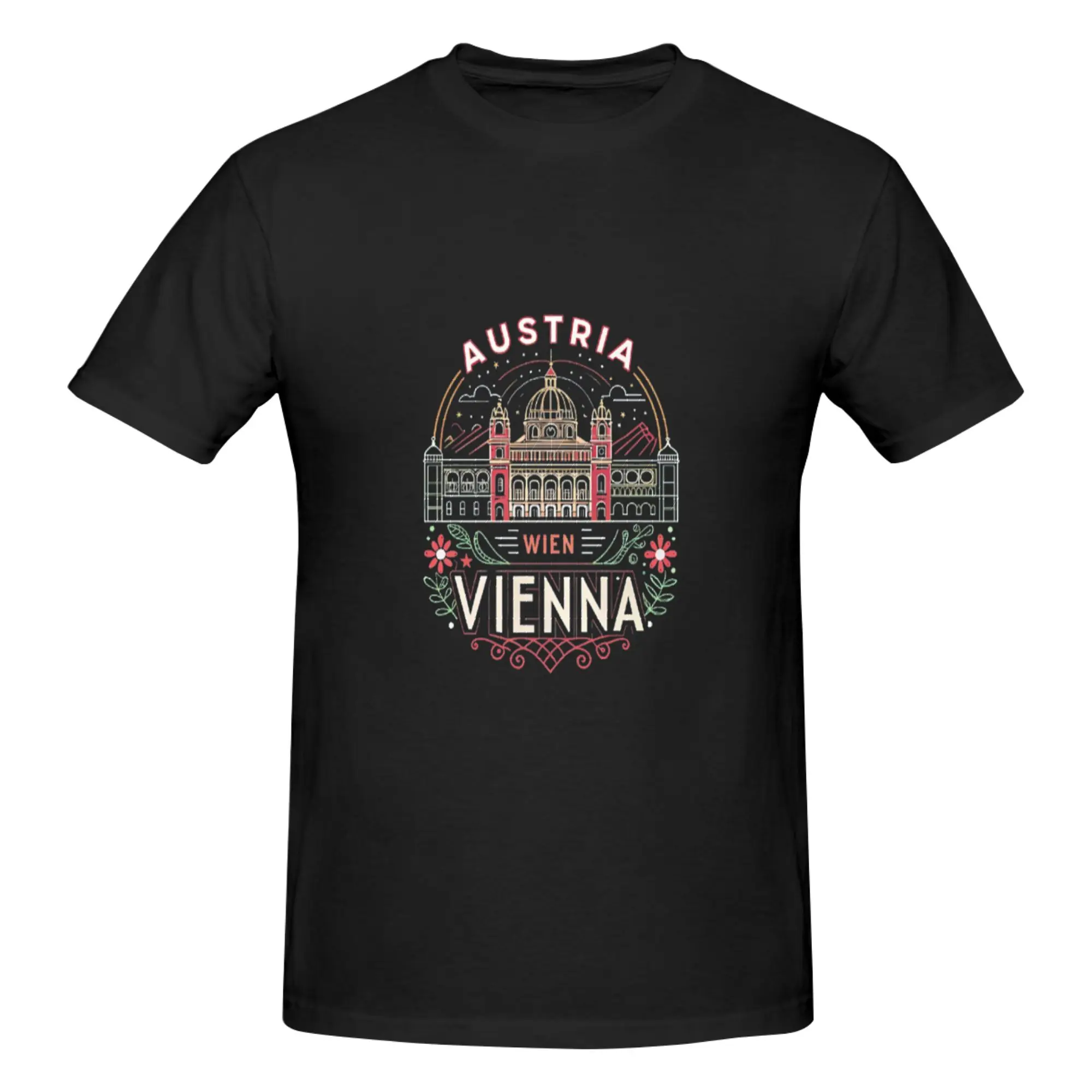 Funny AUSTRIA VIENNA  Men's Printed T-Shirt Unisex T shirtTshirt