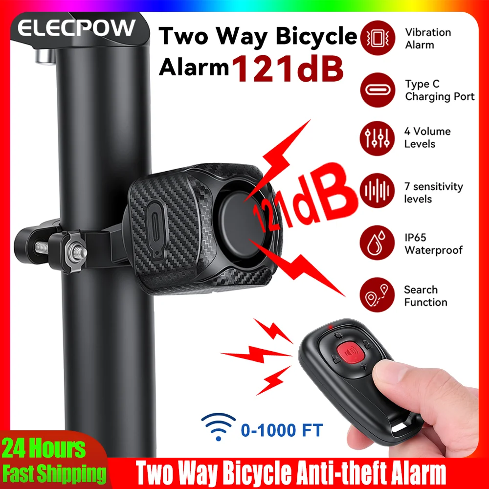 two-way-bicycle-alarm-anti-theft-vibration-sensor-finder-bell-121db-ip65-waterproof-security-alarm-for-electric-bike-scooter