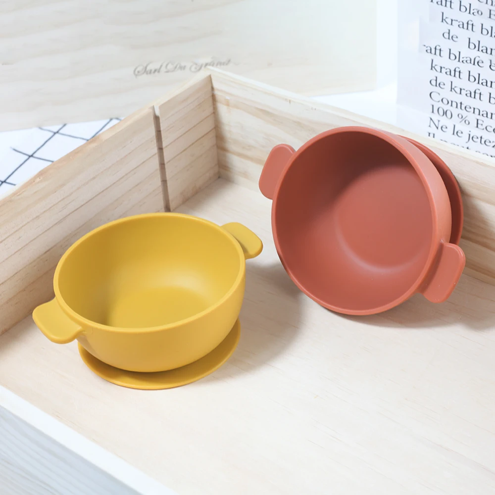 [Christmas Silicone Bowl] Microwave Safe Silicone Youngsters Bowl with Suction Base | Non-Tip Design, Food-Grade, Perfect Christ