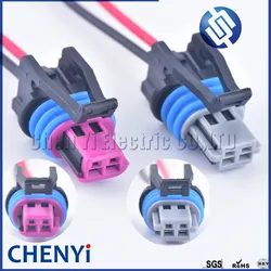 2 Pin car waterproof Sensor Plug female auto wiring harness connector 15449028 15449027 for Ford Chevrolet Opel Delphi GM LS ECT