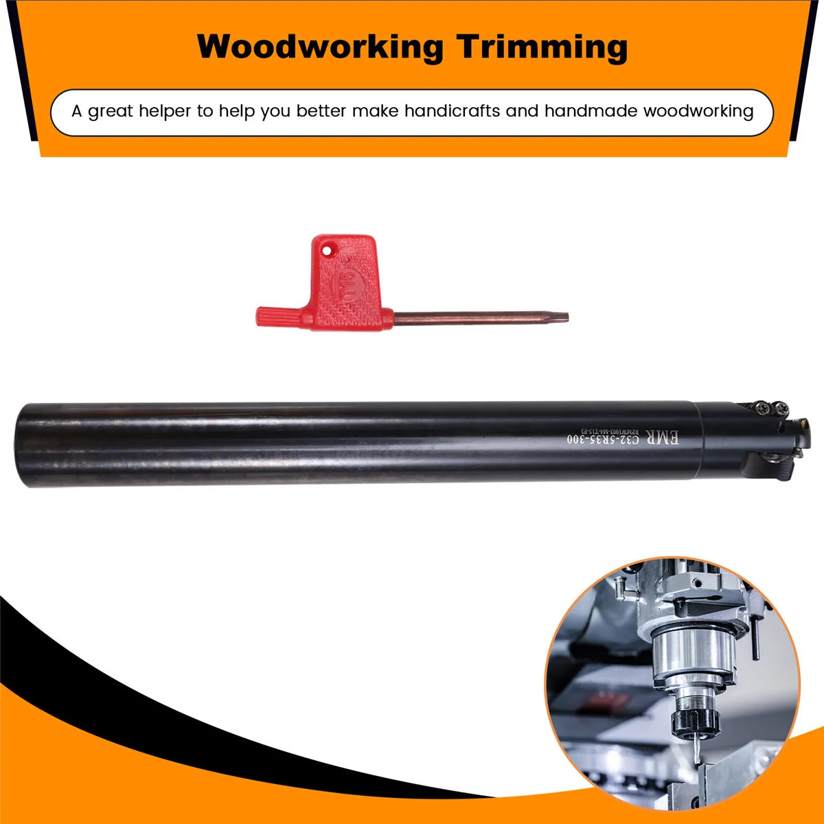 N18R 급속 피드 밀링 홀더 밀링 커터 CNC 홀더 라운드 노즈 밀링 공구 바 밀링 커터 아버 카바이드 인서트