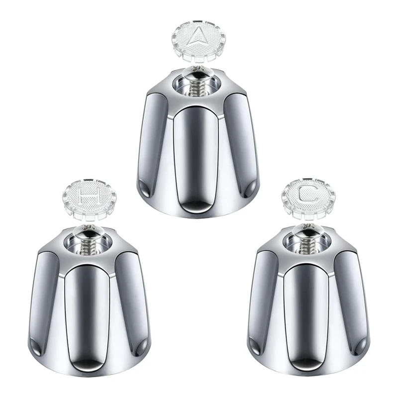 

ABGR-3 Piece Shower Knob Replacement For Price/Pfister Verve Tub Shower, Bathtub Shower Faucet Handle Remodel Trim Kit