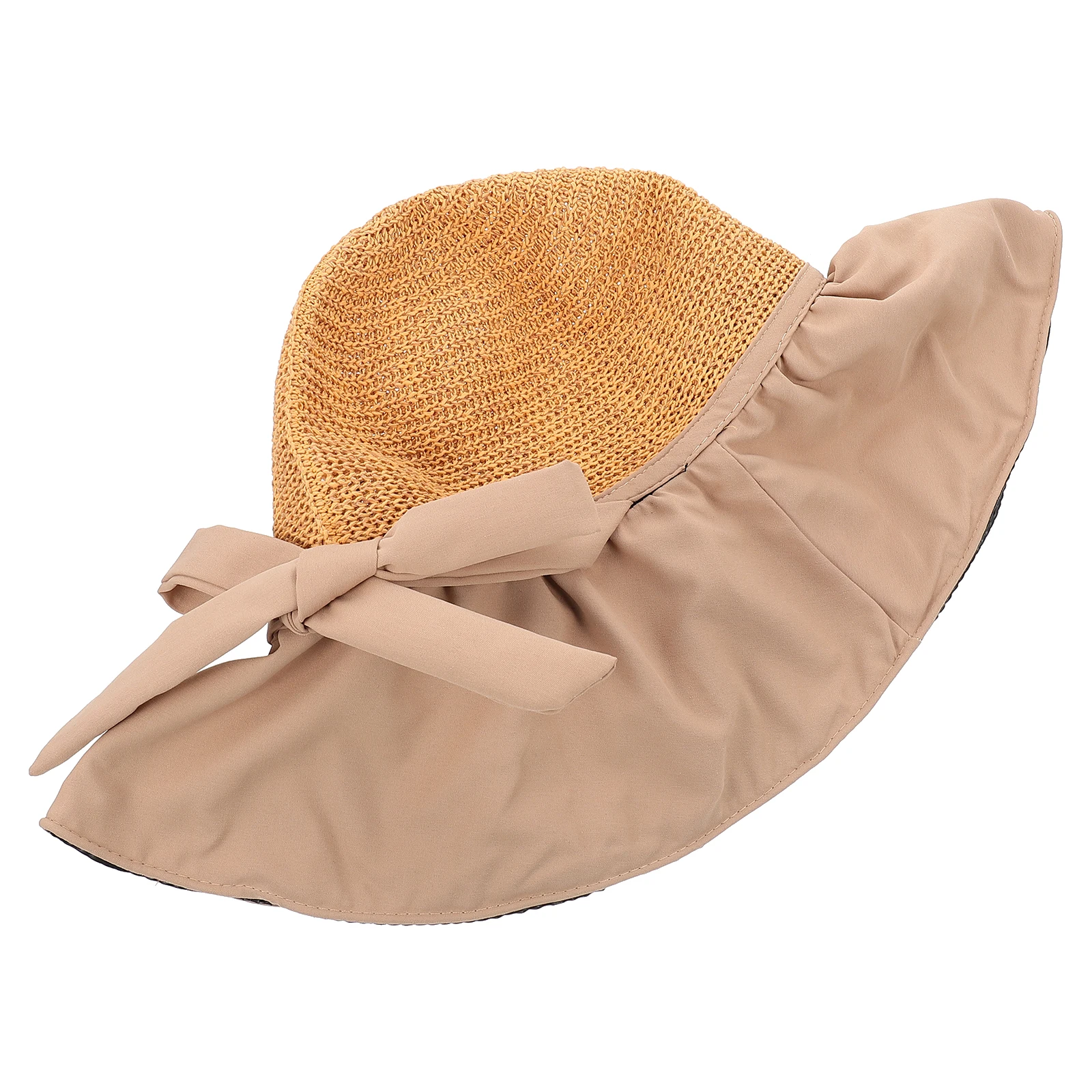 

Vinyl Bucket Hat Summer Big Brim Sun Protection Khaki Fisherman Outdoor Adults Travel Gardening Non Slip Comfortable Lightweight
