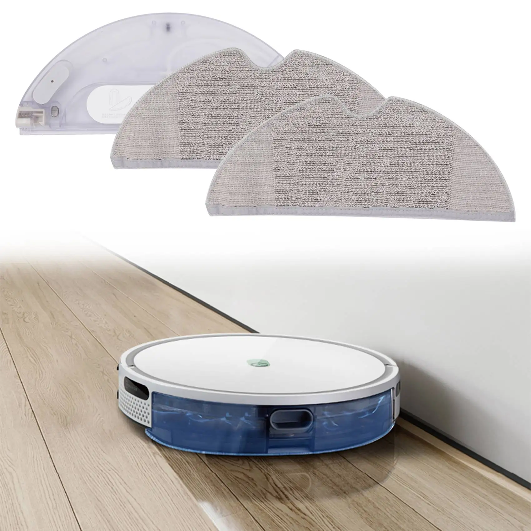 AF95-3PCS Robot Vacuum Cleaner Water Tank Cleaning Cloth Fitting For Xiaomi Mijia Mi 1C Mop Pro Home Vacuum Replacement Parts