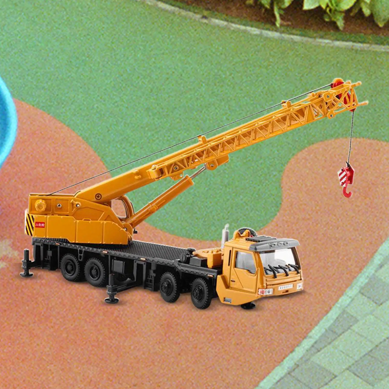 

Автомобиль с краном в масштабе 1:55 из сплава, детский подарок, игрушечные грузовики, инженерный автомобиль для детей 3, 4, 5 лет