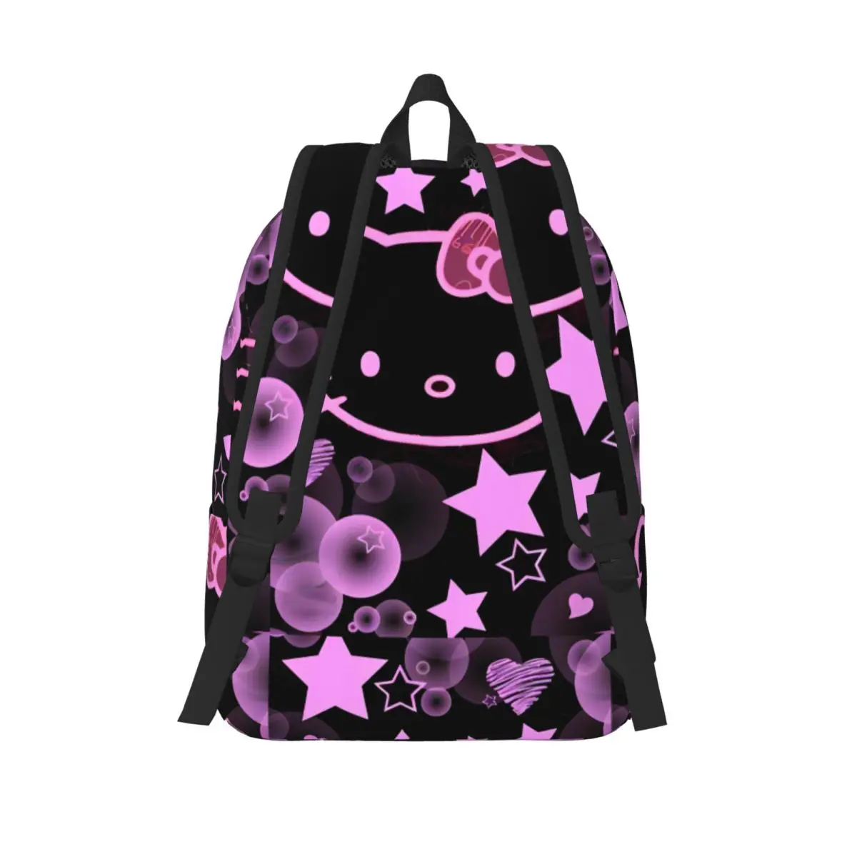 Hello Kitty Punk Style Backpack Student School Bookbag Daypack Preschool Kindergarten Bag Outdoor