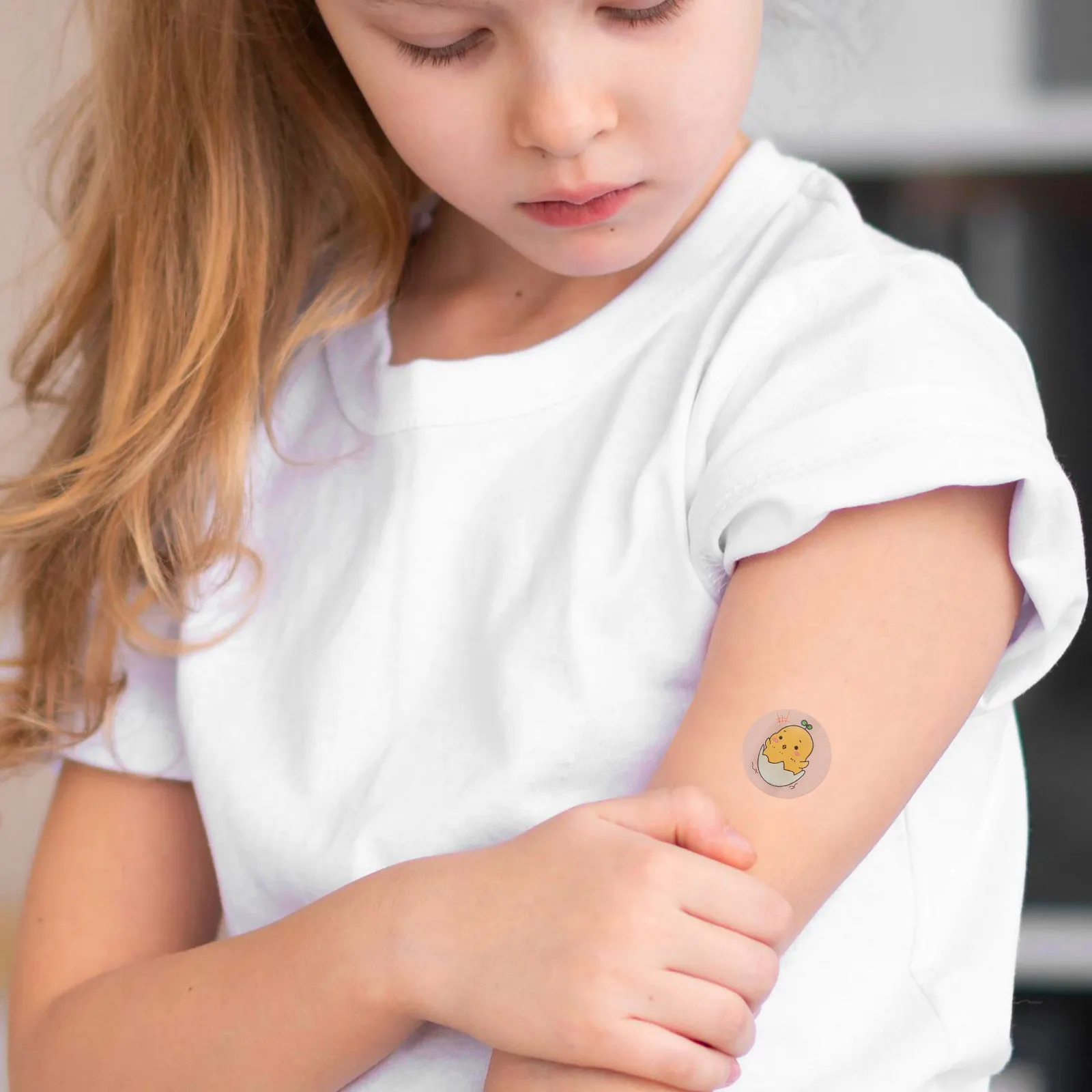 

120 шт., мультяшные клейкие бинты, круглые губчатые наклейки, пластыри для ран, дышащие, водонепроницаемые, для ухода за детьми и младенцами