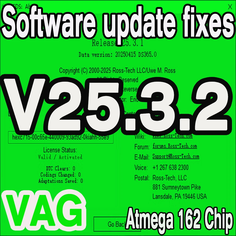 

UPDATE SOFTWARE VCDS 2025 VAG COM OBD2 Scanner VAG HEX V2 USB Interface FOR VW AUDI Skoda Seat Unlimited VINs Multilingual TOOL