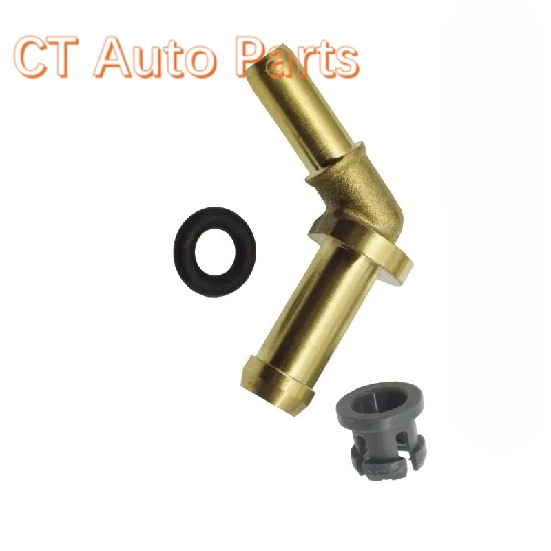OEM LR049990 Brand New Thermostat Outlet Hose Connector Replacement For Range Rover 2013-2019