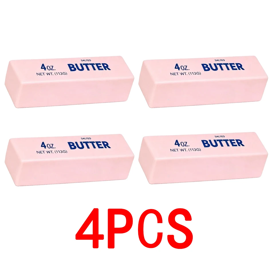 3 Stile Squishy Butter-Stick Spielzeug, langsam aufsteigendes Quetschspielzeug, Butterriegel Fidget Toy, Anti-Stress-Handentspannungsgeschenk