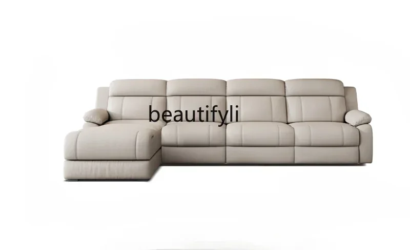 

lt = Electric Imperial Concubine Multi-Functional Leather Sofa First Layer Cowhide Home Theater Living Room