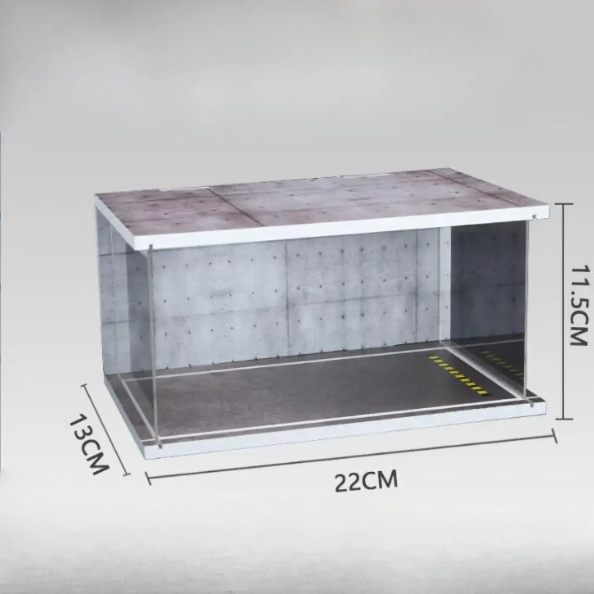 نموذج علبة عرض موقف ركن السيارة بمقياس 1:32، حامل عرض مشهد جراج السيارة لـ