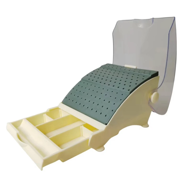 

NEW_Коробка для стоматологических боров с ящиком, 142 отверстия, держатель для блоков боров Odontologia