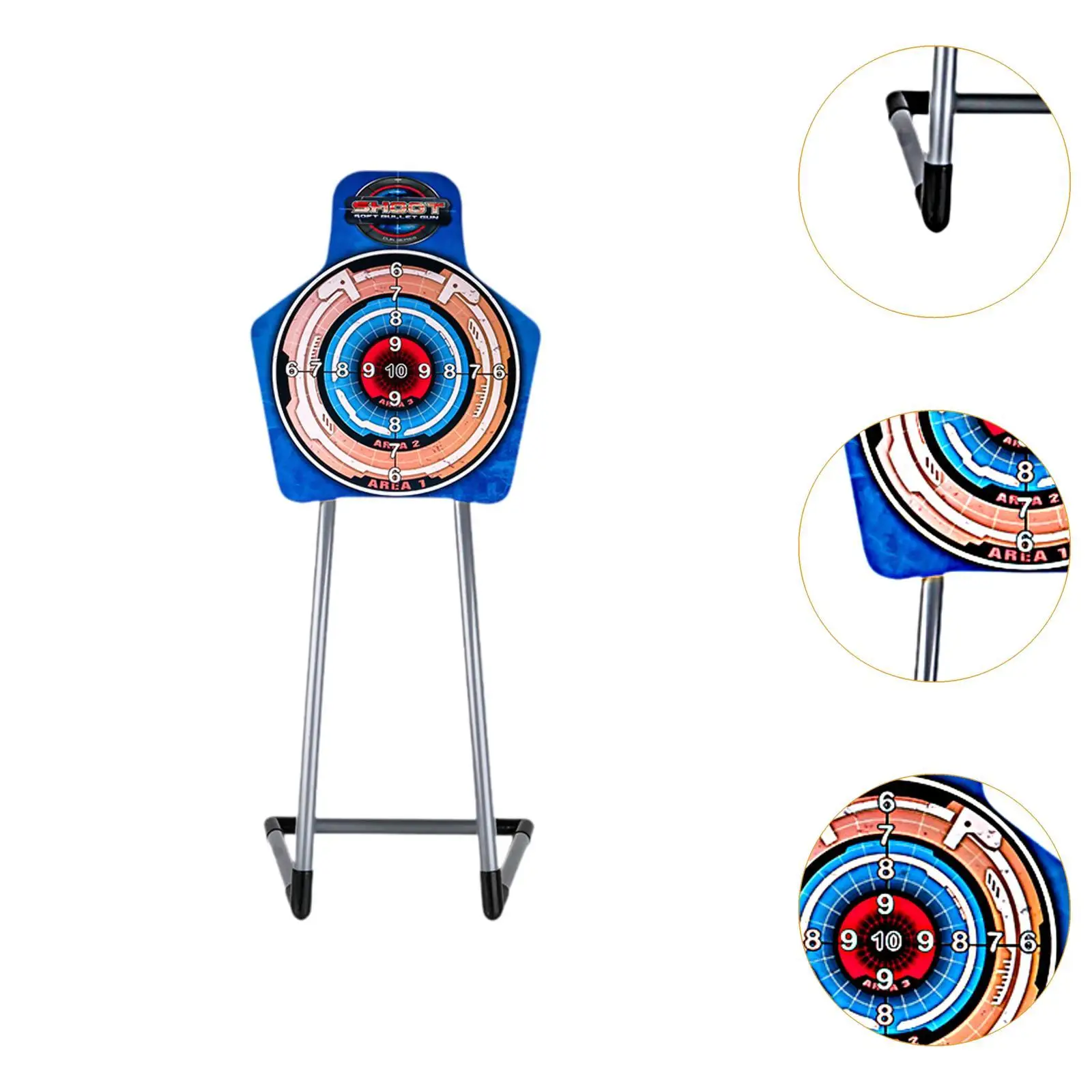 Standing Target Practice Target Indoor Outdoor Large Sturdy Party Game Freestanding Target Training for Boys Girls Ages 4-12