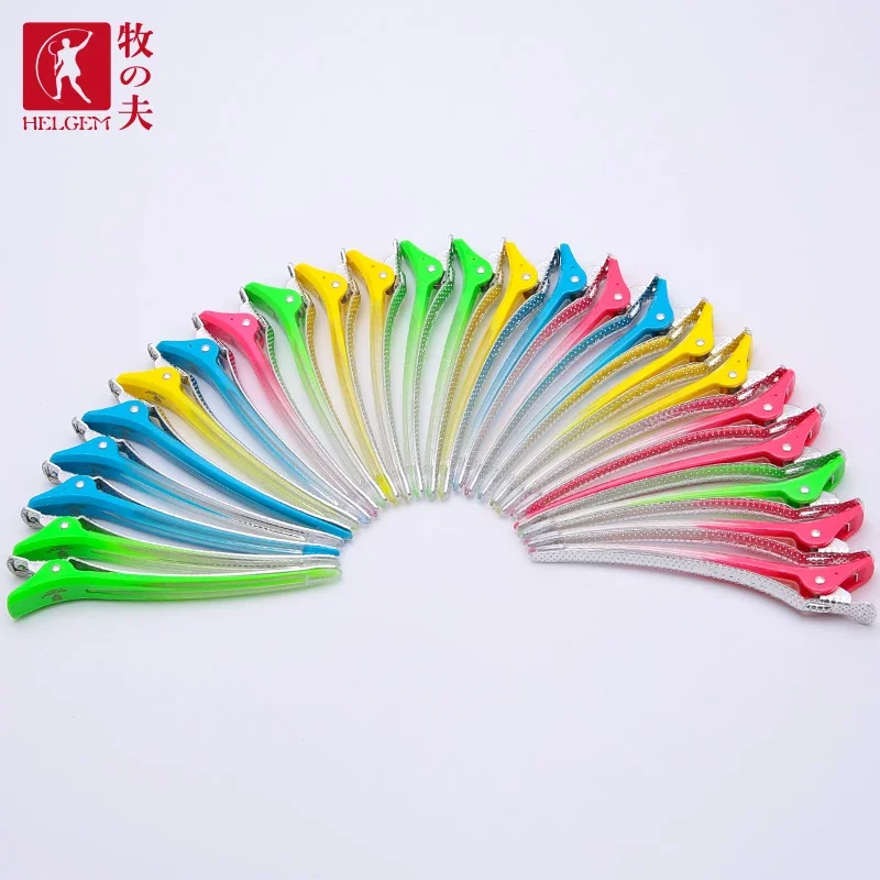 

Helgem Non-slip Fixed Colorful Hairpin Hairdressing clip Hair Salon Special Accessories
