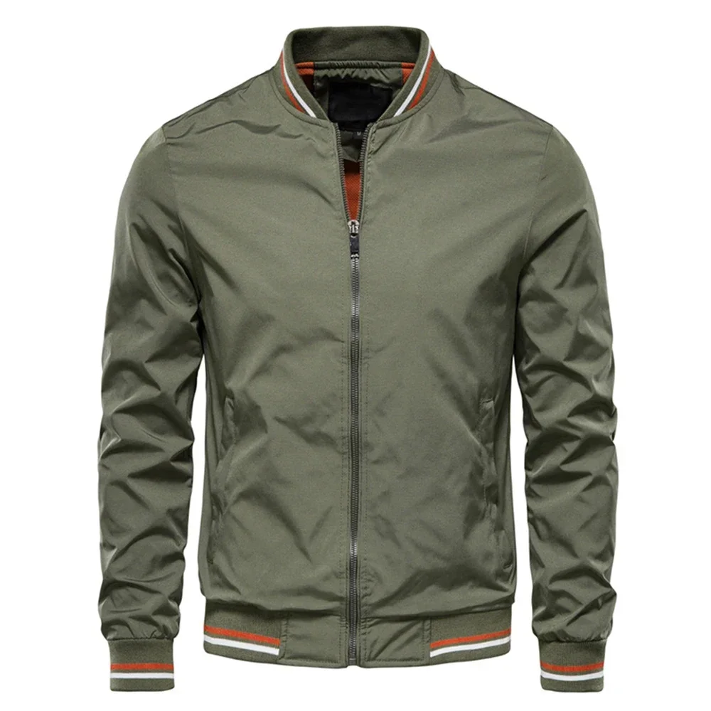 Spring Summer Bomber Jacket Men Black Casual Slim Fit Baseball Mens Jackets New Autumn Fashion High Quality Windbreaker Tracksui