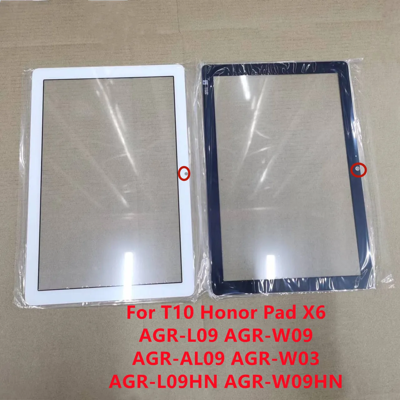 New Original For Huawei Matepad T10 / Honor X6 AGR-L09 W09 AL09 W03 L09HN W09HN Touch Screen Front Glass Panel + Laminated OCA